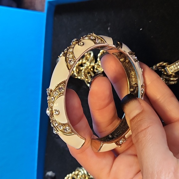 Heidi Daus 2 necklace set with bracelet & earrings - Picture 3 of 11